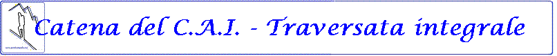 Catena del C.A.I. - Traversata integrale