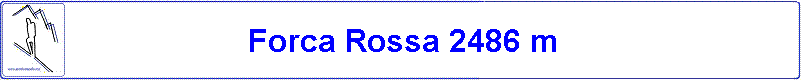 Forca Rossa 2486 m