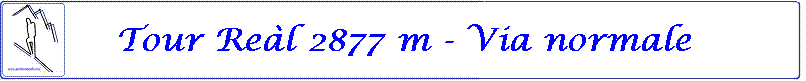 Tour Rel 2877 m - Via normale