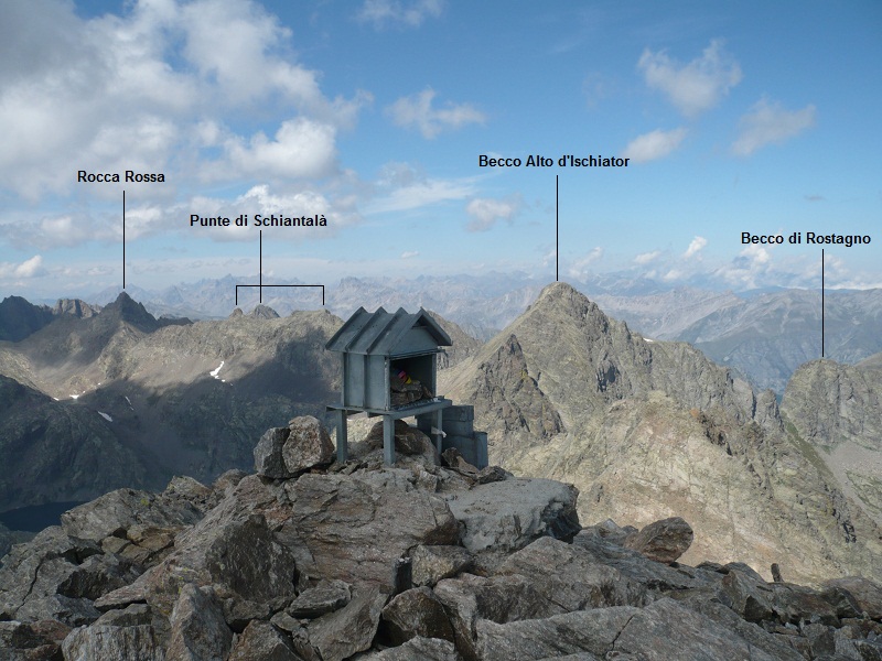 Cima del Corborant 3010 m Cresta Nord