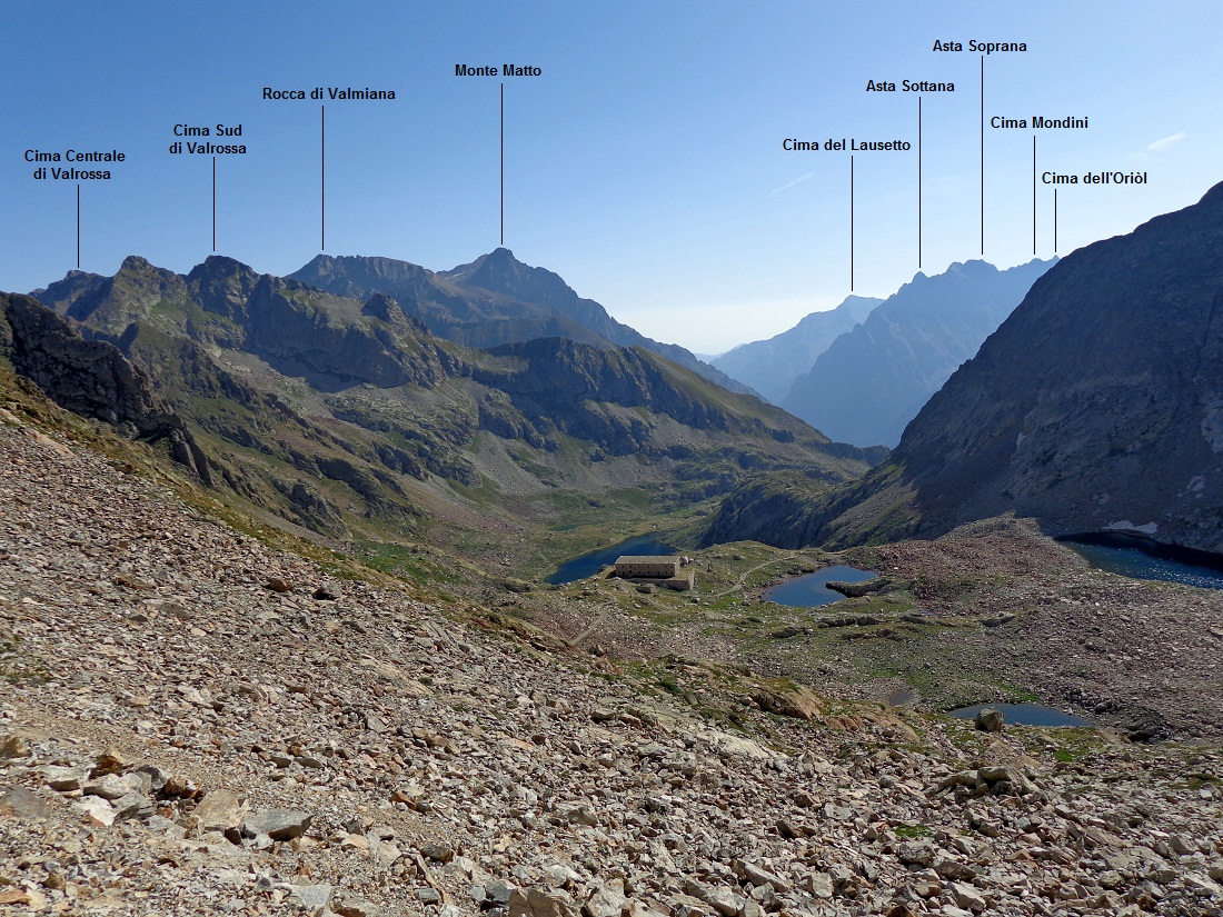 Testa del Claus 2889 m Via normale